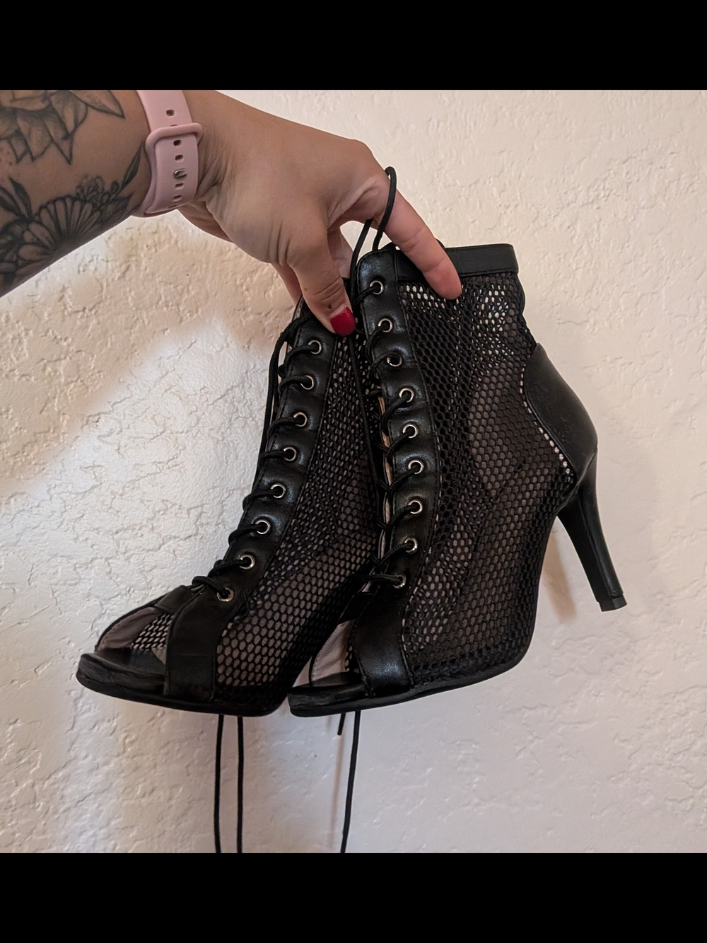 Heels Dance Booties Size 6